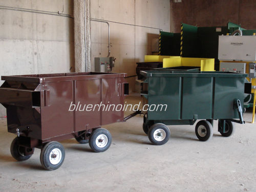 Carrello da trasporto - Blue Rhino Industries of America - portarifiuti / con rotelle