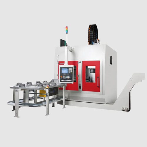Centro di tornitura CNC - UNIVERTOR AM - J.G. WEISSER SÖHNE - 2 assi / a colonna / a due mandrini