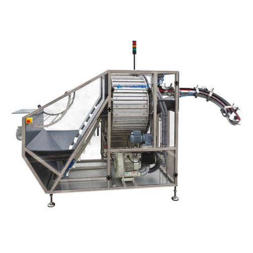 Smistatore automatico - C31L - Laurent SA - per tappi / per coperchio / rotativo