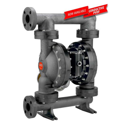 Pompa a doppia membrana - PD20E-FES-PAA ARO diaphragm pump conductive-PVDF - ARO, Ingersoll Rand - per prodotti chimici / pneumatica / autoadescante
