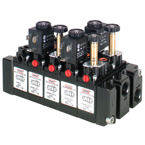 Distributore pneumatico a cassetto - Alpha series - ARO, Ingersoll Rand - azionato tramite solenoide / a comando assistito / a 4/2 vie