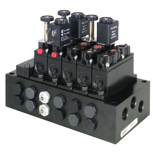 Distributore pneumatico a cassetto - Alpha  - ARO, Ingersoll Rand - a valvola / azionato tramite solenoide / pilota