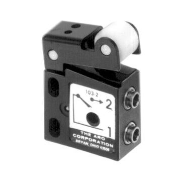 Distributore pneumatico a valvola - 100 series - ARO, Ingersoll Rand - a rotella / a 3 vie
