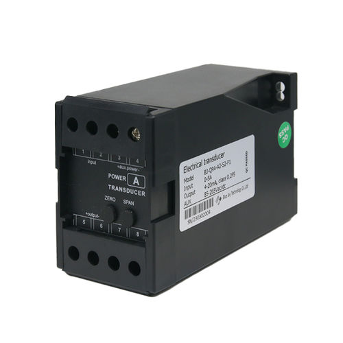 Trasduttore di tensione AC - QP-A/V series - Chongqing Blue Jay Technology Co. Ltd - DC / monofase / su guida DIN