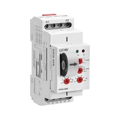 Relè di sorveglianza di corrente - GRI8-06B - Zhejiang Geya Electrical Co., Ltd - 1NA/NC / AC/DC / motore