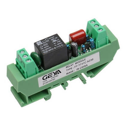 Modulo relè DC - FY-T73 1C - Zhejiang Geya Electrical Co., Ltd - AC / di commutazione / su guida DIN