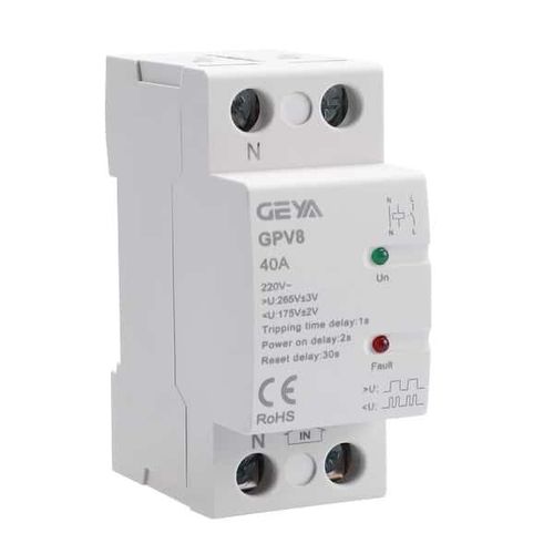 Relè di protezione di sottotensione - GPV8 - Zhejiang Geya Electrical Co., Ltd - di sovraccarico / su guida DIN