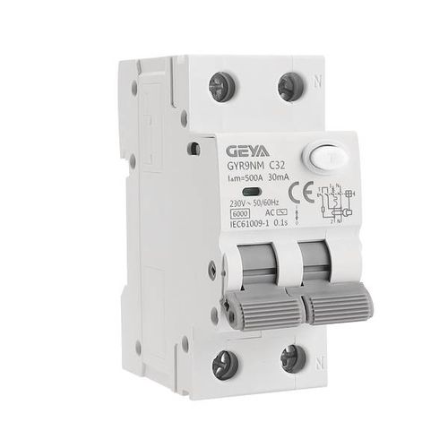 Interruttore differenziale per sovraintensità - GYR9N - Zhejiang Geya Electrical Co., Ltd - magnetotermici / contro i cortocircuiti / per sovraccarichi