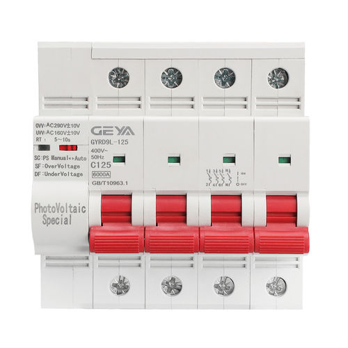 Richiusore per applicazioni fotovoltaiche - GYRD9L-125 series  - Zhejiang Geya Electrical Co., Ltd - magnetotermici / contro i cortocircuiti / contro le sottotensioni