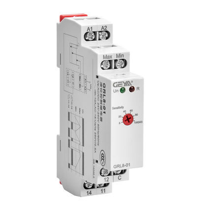 Relè di controllo di livello - GRL8 - Zhejiang Geya Electrical Co., Ltd - 1NA/NC / AC/DC / su guida DIN