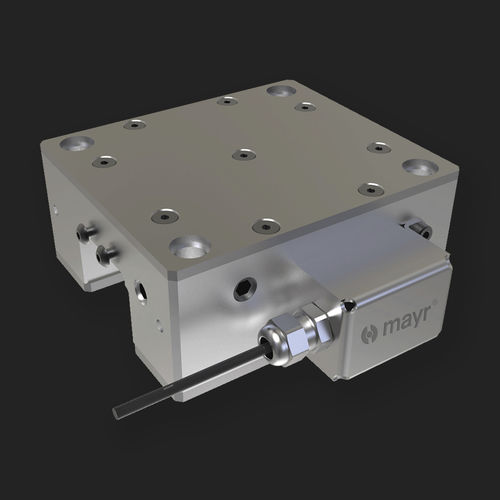 Freno lineare di sicurezza - ROBA®-guidestop - Chr. Mayr GmbH + Co. KG - idraulico / pneumatico / con serraggio a molla