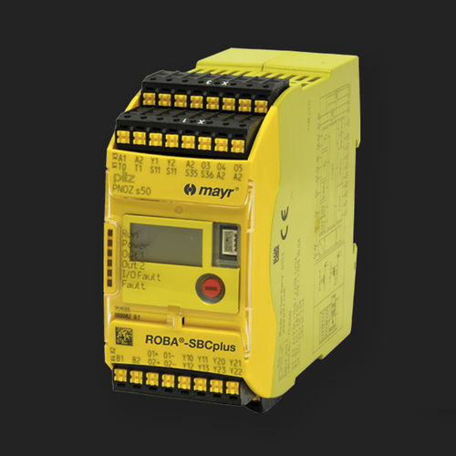 Controllore freno sicuro - ROBA®-SBCplus - Chr. Mayr GmbH + Co. KG - su guida DIN