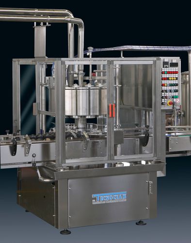Riempitrice per barattoli e vasetti - CS-R - TECNOCEAM - per alimenti / per l'industria agroalimentare / rotativa
