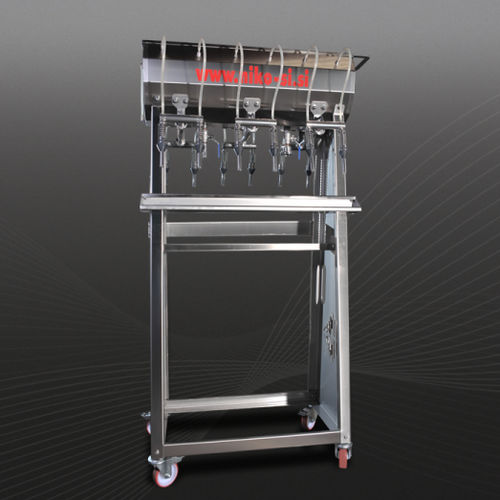 Riempitrice manuale - PS4, PS6, PS12 - SRAML - per bottiglie / per liquidi / per l'industria agroalimentare