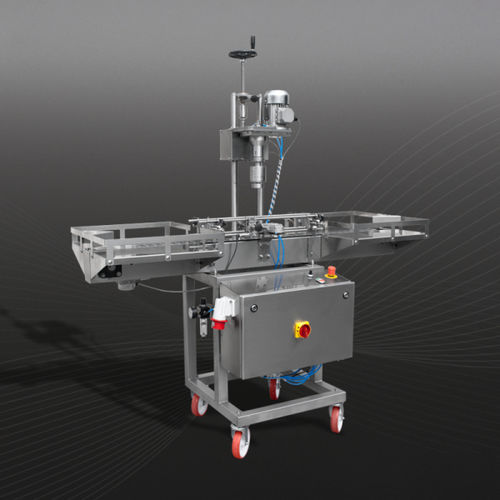 Incapsulatrice lineare - CM-TO, CM-AL - SRAML - semiautomatica / per bottiglie / per l'industria agroalimentare