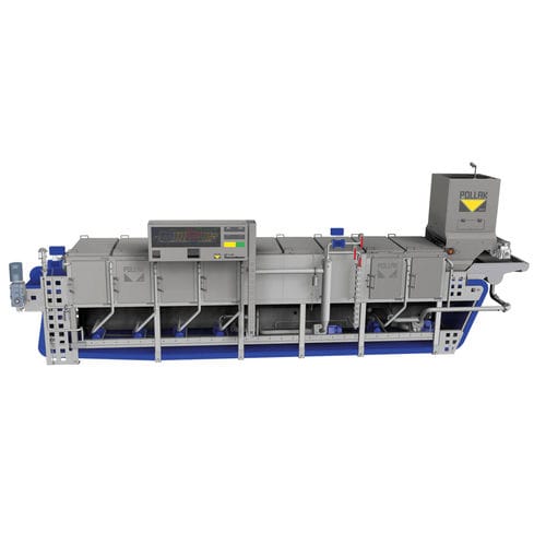 Blancher per verdure - BP-xxA ThermoMaster - POLLAK SALA - per l'industria agroalimentare / raffreddatore continuio ad acqua / a vapore