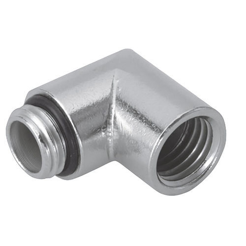 Pressacavo in ottone nichelato - 5612 - AGRO - IP68 / IP54 / a gomito