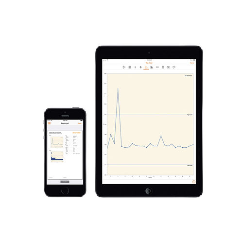Applicazione mobile di trasferimento dati - ElcoMaster® - Elcometer - di ispezione / Androïd / iOS