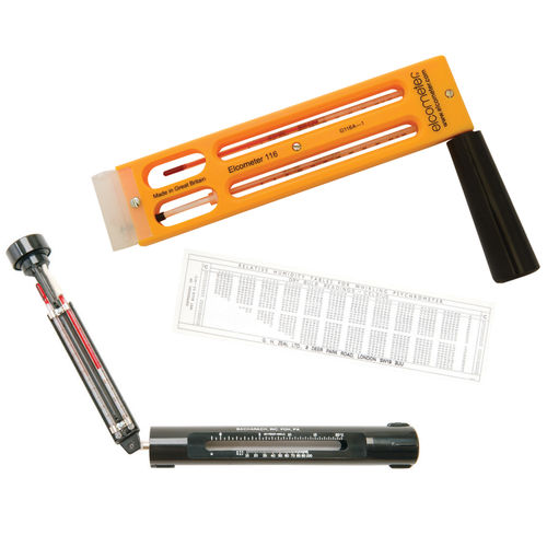 Igrometro girevole - 116 series - Elcometer - industriale / palmare / a punto di rugiada