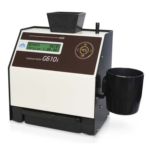 Misuratore di umidità per cereali - G610i - Gehaka - tramite asciugatura / con display digitale / portatile