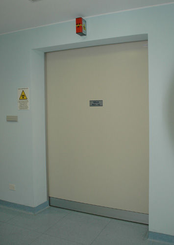 Porta scorrevole - PST-L series - Ponzi - vetrata / per interno / per ospedali