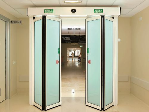 Porta a libro - Ponzi - per interno / per ospedali / automatica