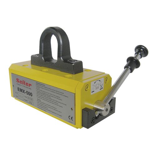 Magnete permanente di sollevamento a commutazione manuale - EMX series - SELTER - per movimentazione / per carico ferroso piatto o cilindrico