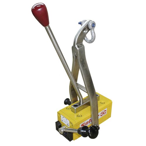 Magnete permanente di sollevamento a commutazione manuale - EMX-SR series  - SELTER - per movimentazione / per carico ferroso piatto o cilindrico