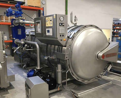 Autoclave di processo - Gaictech - orizzontale / per l'industria agroalimentare