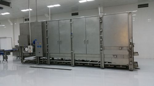 Cuocitore industriale a vapore - Gaictech - per pesce / per sardine / automatico