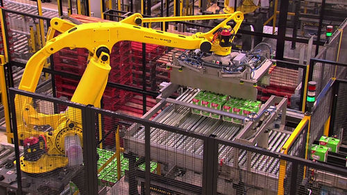 Pallettizzatore per brick - Sinterpack - robotizzato / per latticini / automatico