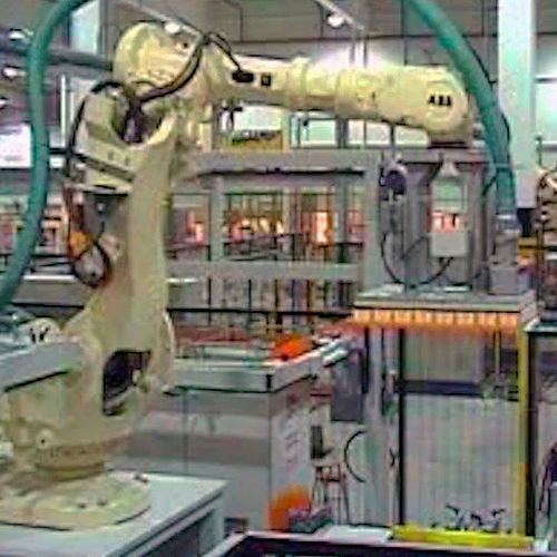 Pallettizzatore per cartoni - Sinterpack - robotizzato / per pacchetti / automatico