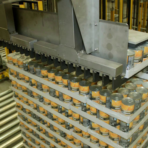 Pallettizzatore di lattine per prodotti alimentari - Sinterpack - robotizzato / per movimentazione / per l'industria agroalimentare