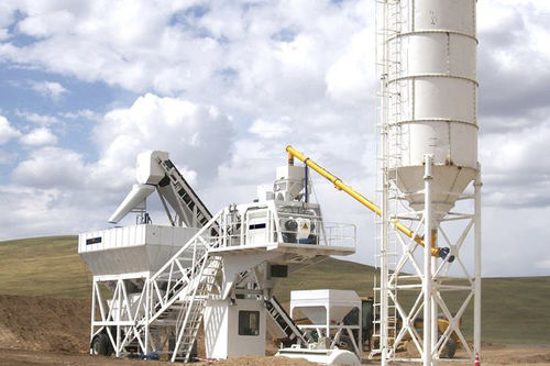 Centrale di betonaggio mobile - YHZS series  - Henan YCZG Machinery Manufacture Co.Ltd - compatto / 2 assi