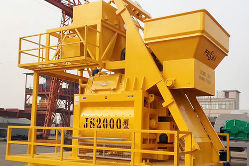 Betoniera fissa - JS2000 - Henan YCZG Machinery Manufacture Co.Ltd - autonoma / automatica / orizzontale