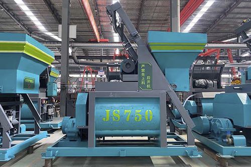Betoniera fissa - JS750 - Henan YCZG Machinery Manufacture Co.Ltd