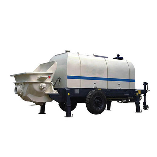 Pompa autocarrata per calcestruzzo montata su rimorchio - HB series - Henan YCZG Machinery Manufacture Co.Ltd - per cantiere / ad uso industriale