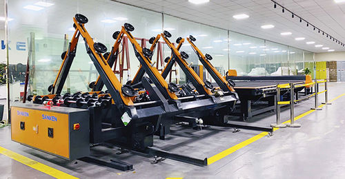Linea di taglio per vetro - SKCL series - SANKEN glass machine - CNC / con software di ottimizzazione / automatica