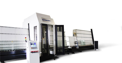 Centro di lavoro 3 assi - SKDM-CNC series - SANKEN glass machine - verticale / per vetro / di foratura