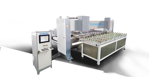 Macchina di foratura CNC - SKD-CNC series - SANKEN glass machine - orizzontale / per vetro / ad alta precisione
