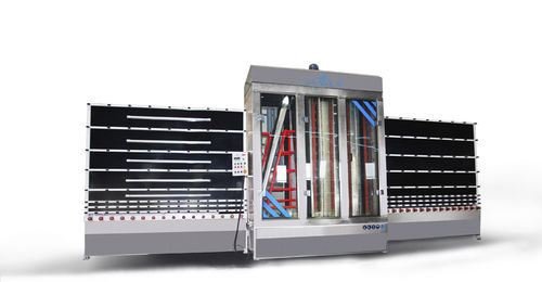 Macchina di lavaggio ad acqua - SKW series - SANKEN glass machine - automatica / per l'industria del vetro / verticale