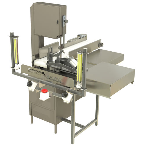 Segaossa a nastro industriale - Midwest Machine LLC - in acciaio inossidabile / con piano d'appoggio scorrevole