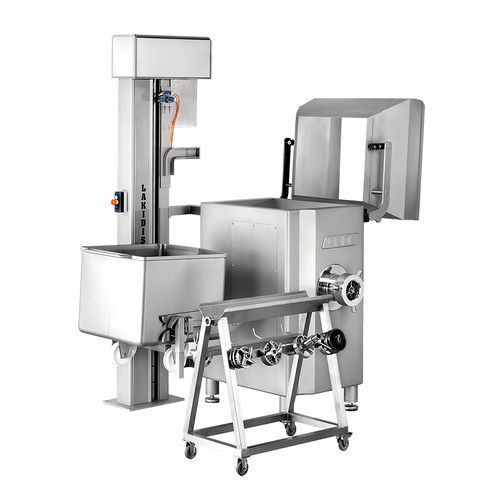 Tritacarne industriale per carne - MG130 PREMIX L - Lakidis - automatico / in acciaio inossidabile