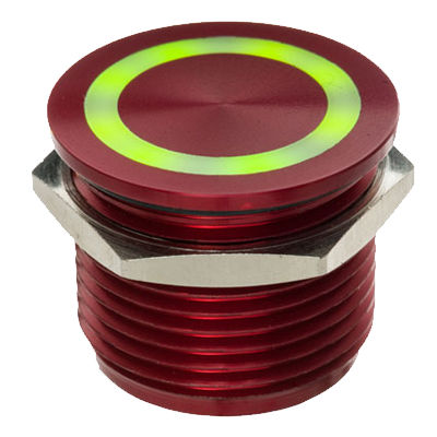 Interruttore piezo - SBR11 - Barantech - unipolare / a tenuta stagna / IP69K