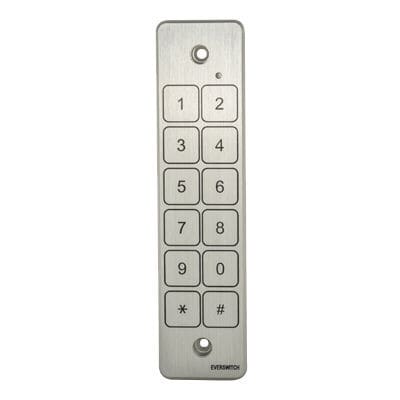Tastiera numerica 12 tasti - AT126S - Barantech - ad incastro / piezo / in metallo
