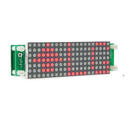 Display a matrice di punti - ULS54H - Dewhurst - a 3 cifre / a 17 segmenti / elettronico