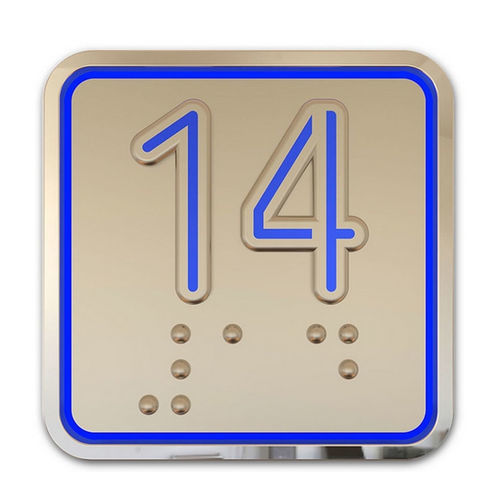 Pulsante tattile - US90-15 - Dewhurst - luminoso / standard / in acciaio inossidabile
