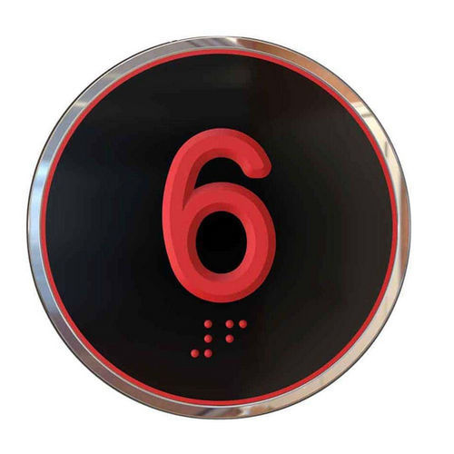 Pulsante tattile - US95-EN Jumbo - Dewhurst - standard / in braille / rotondo