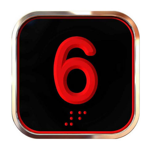 Pulsante tattile - US96-EN Jumbo - Dewhurst - standard / in braille