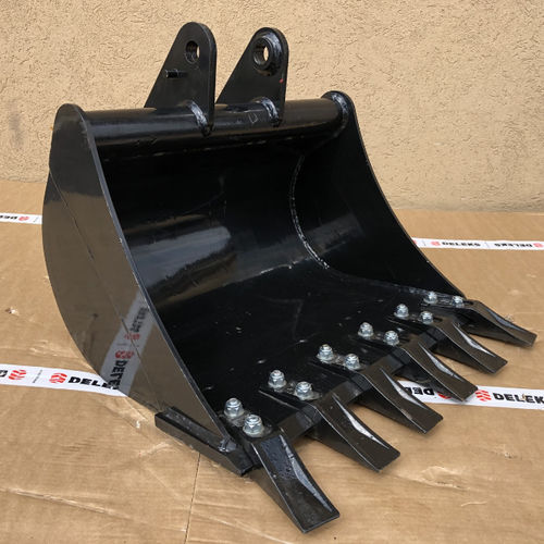 Benna a denti standard - BHB600 - DELEKS - per escavatori / a 6 denti